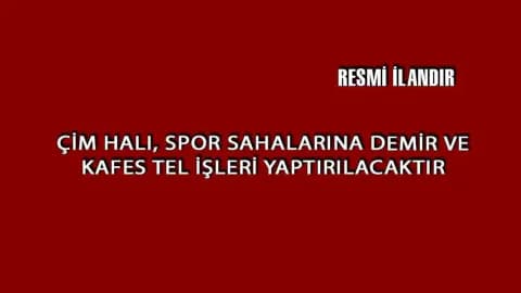 Bolu'da Park ve Spor Sahalarına Yeni Çehre: İhale Süreci Başlıyor Bolu'da Park ve Spor Sahalarına Yeni Çehre: İhale Süreci Başlıyor