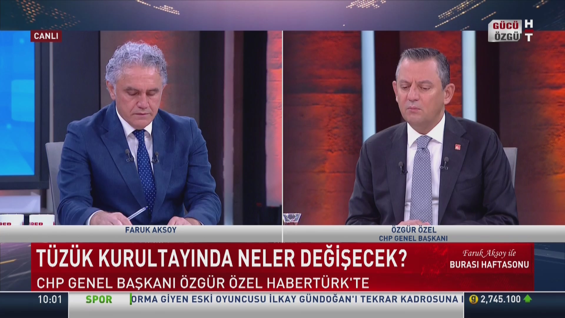 CHP Genel Başkan Yardımcısı Burhanettin Bulut, CHP Genel Başkanı Özgür Özel'in 