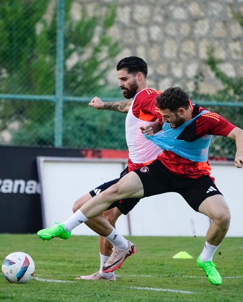 Gaziantep Futbol Takımı Antrenmanda