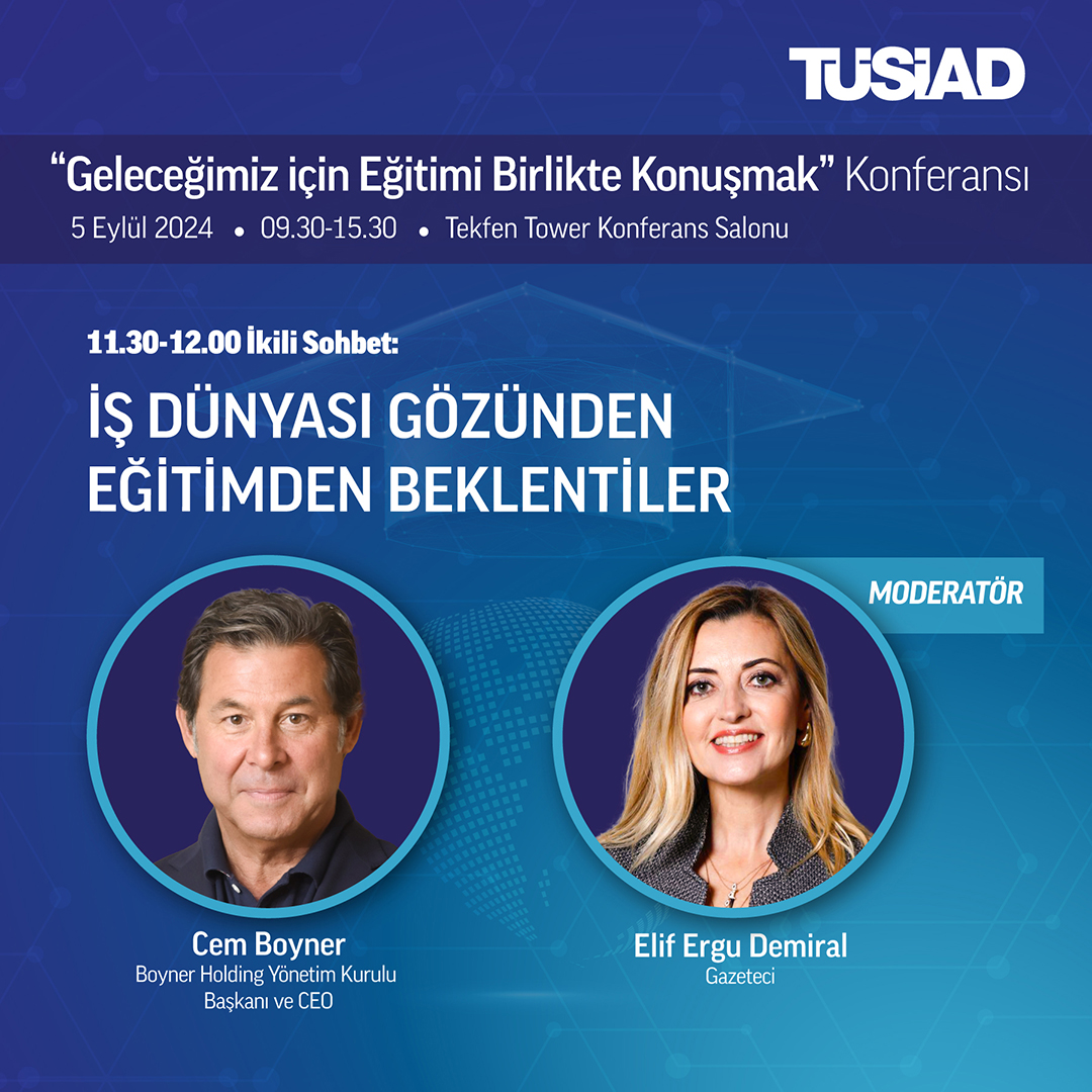 Boyner Holding CEO'su Cem Boyner TÜSİAD Konferansına Katılacak