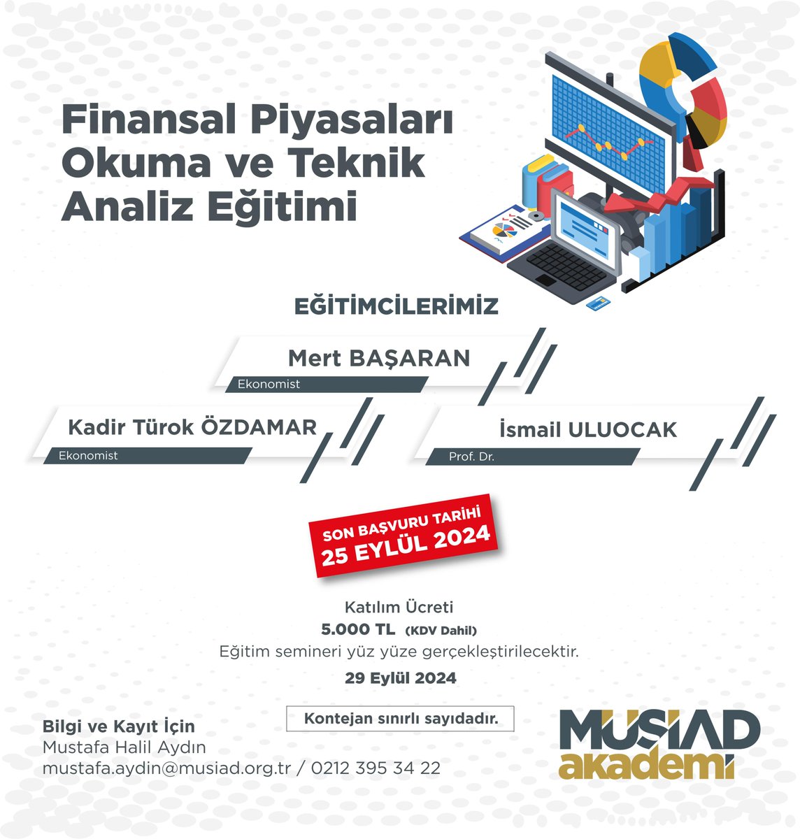 MÜSİAD, Finansal Piyasaları Okuma ve Teknik Analiz Eğitimi Başlatıyor