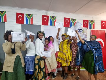 TİKA, Güney Afrika'da Kadınların Güçlenmesine Yönelik Bir Adım Attı