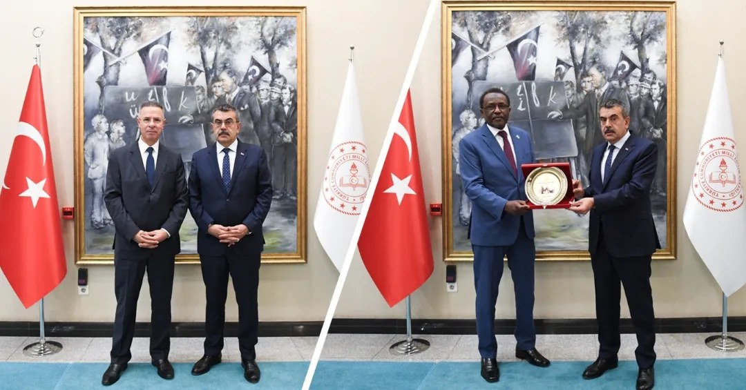 Millî Eğitim Bakanı Yusuf Tekin, Filistin ve Sudan Büyükelçilerini Kabul Etti