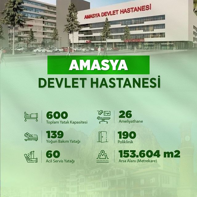 Amasya Devlet Hastanesi Yapımına Başlandı