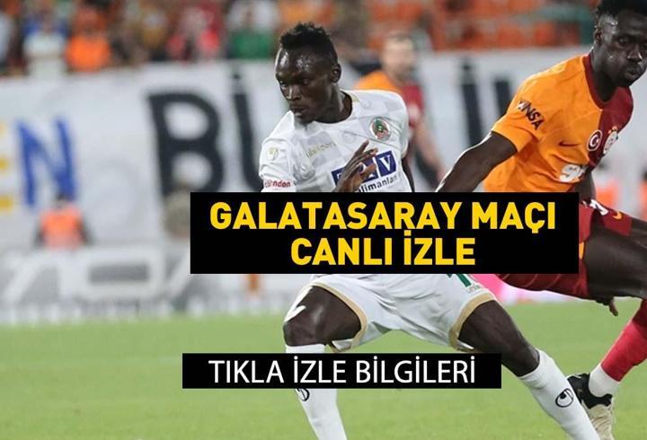 Galatasaray Süper Lig'de Alanyaspor ile Karşılaşacak