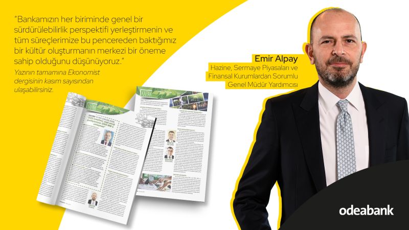 Hazine ve Finansal Kurumlardan Sürdürülebilirlik Açıklaması