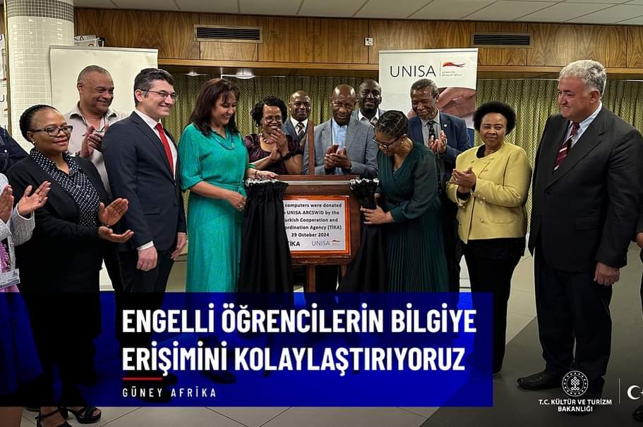 TİKA, Güney Afrika'daki Engelli Öğrencilere Bilgi Erişimini Artırıyor