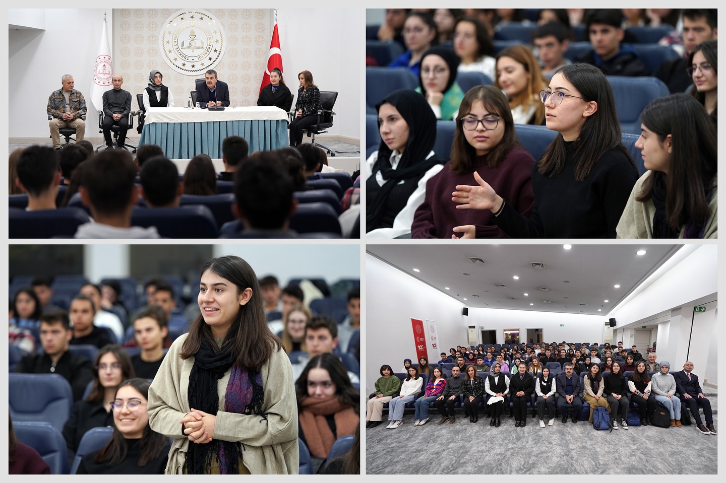 Milli Eğitim Bakanı, Sivas Selçuk Anadolu Lisesi Öğrencileriyle Buluştu