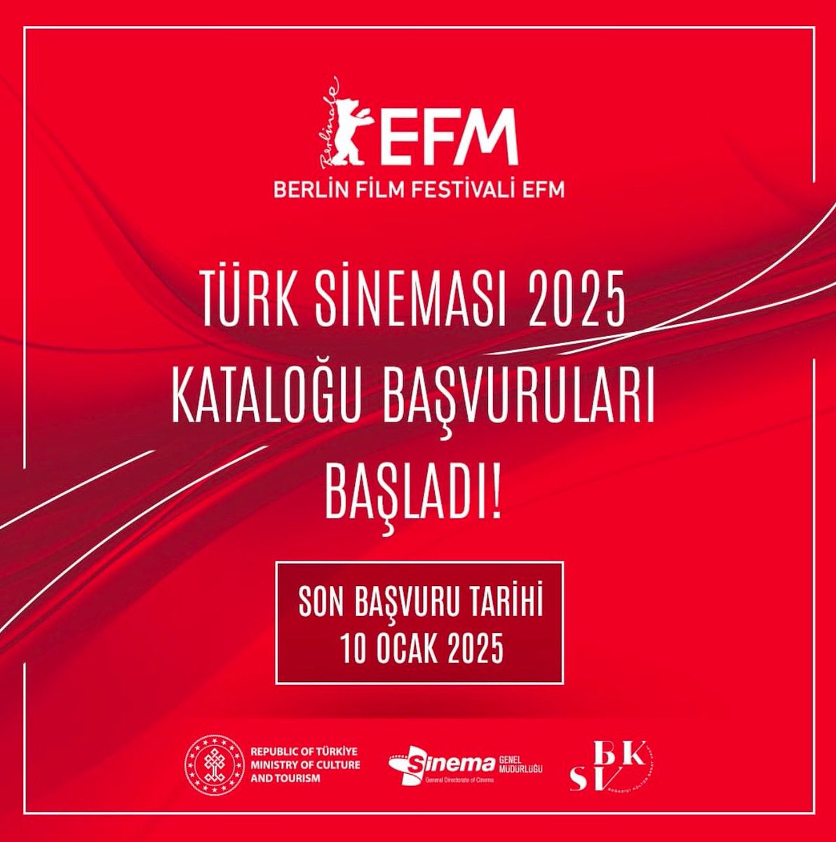 75. Berlin Film Festivali'nde Türk Sineması 2025 Kataloğu İçin Başvurular Başladı