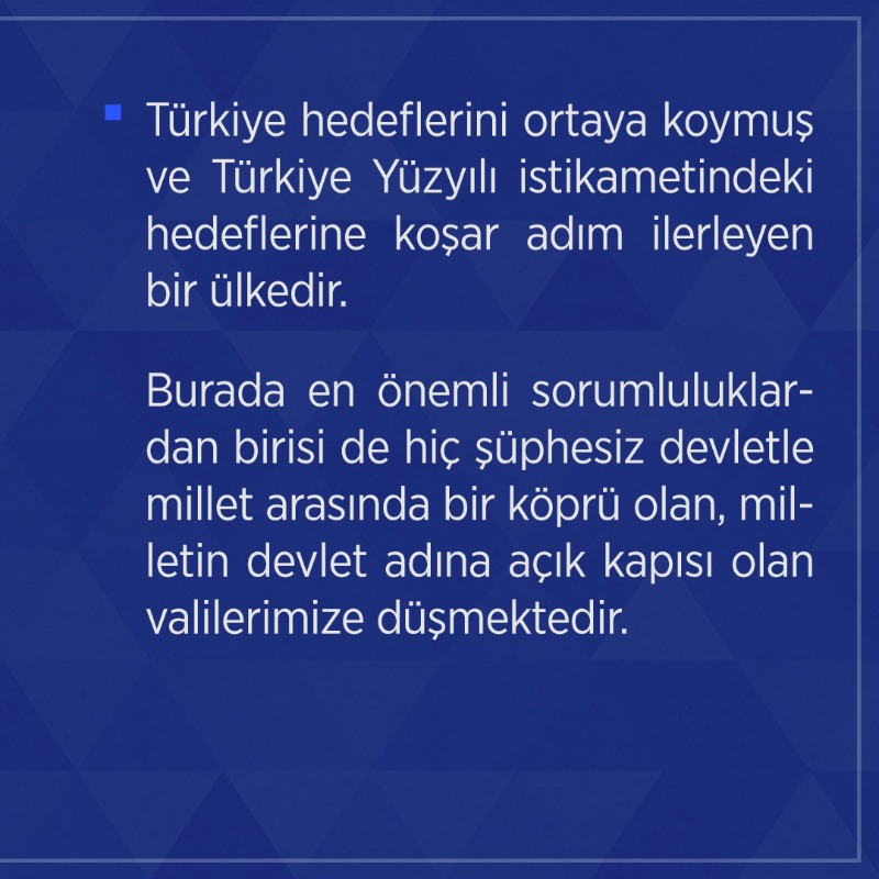 TBMM Başkanı Numan Kurtulmuş, Valiler Buluşması'nda önemli değerlendirmelerde bulundu